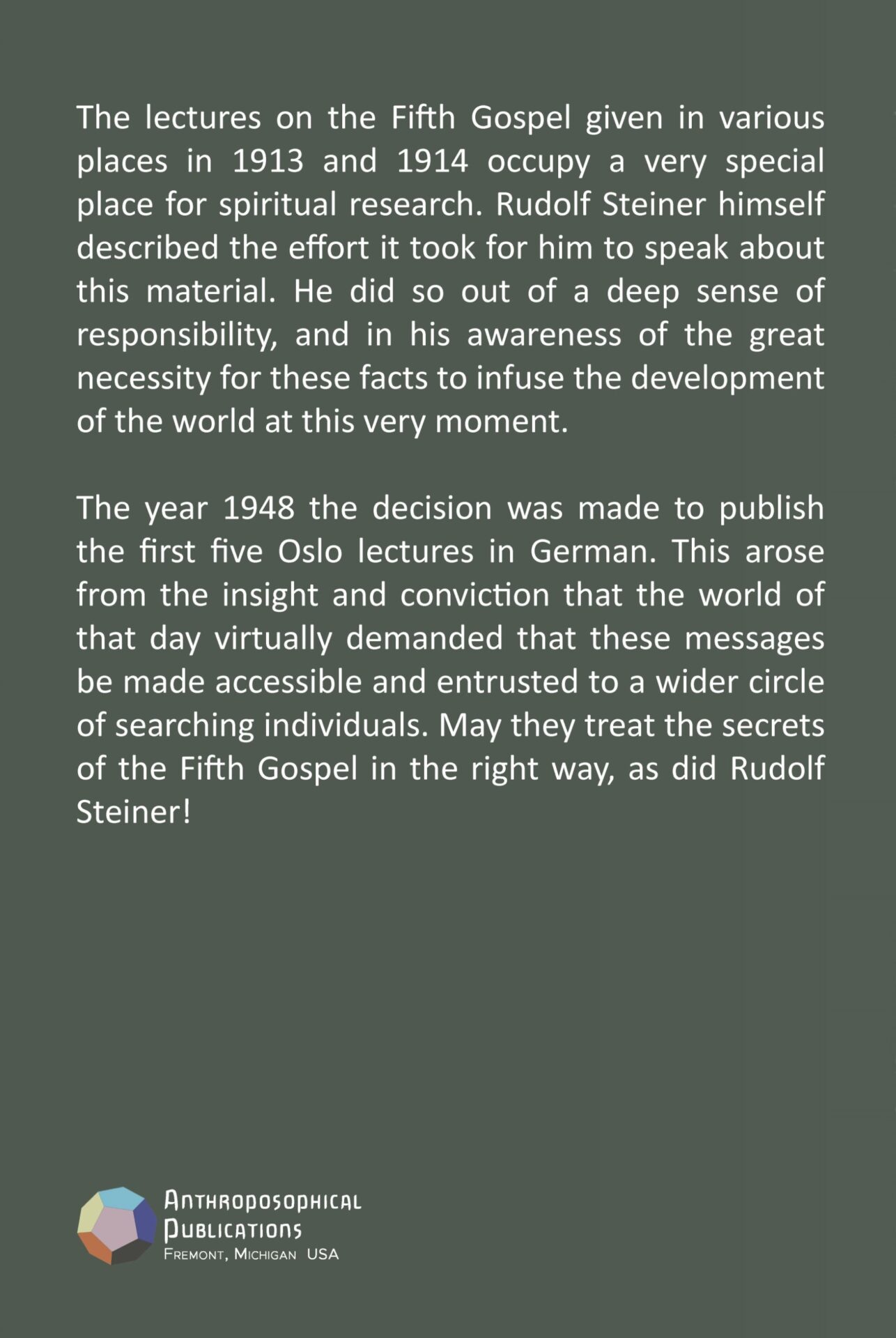 The Fifth Gospel by Rudolf Steiner
